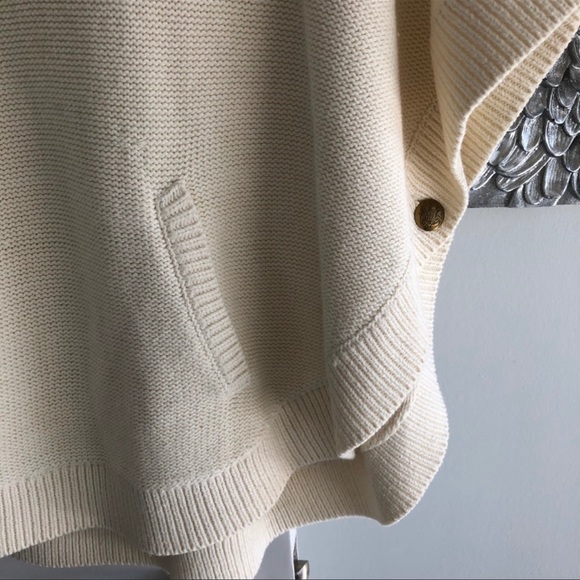 RALPH LAUREN Crean Knit Cape Sweater - Picture 3 of 6